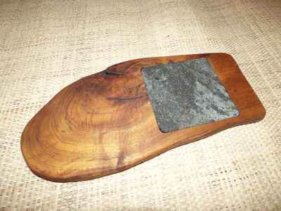 dessous de plat avec galet rectangulaire